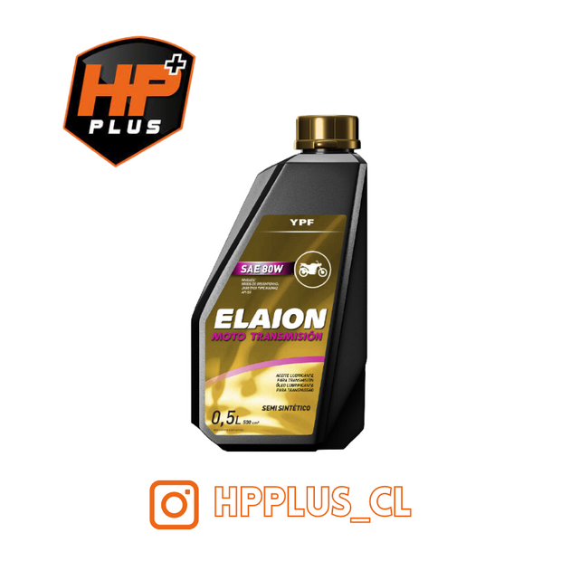 LUBRICANTES YPF TRANSMISIÓN MOTO ELAION SAE 80W 500 ML 108740