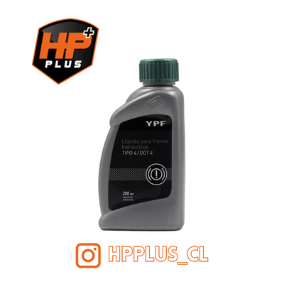 LUBRICANTES YPF LIQUIDO PARA FRENOS HIDRÁULICOS T 4 / DOT 4 200 ML 114731