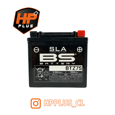 BATERIA BS BTZ7S 12V 6AH 130CCA