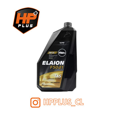 LUBRICANTES YPF ACEITE DE MOTOR ELAION F50 D1 0W-20 4 LT 181699