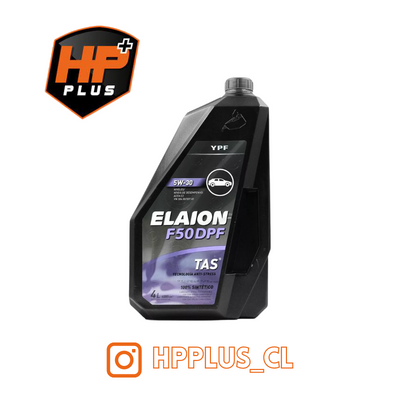 LUBRICANTES YPF ACEITE DE MOTOR ELAION F50 DPF 5W-30 4 LT 182599