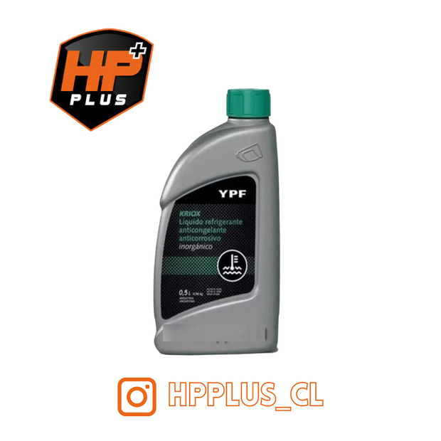 LUBRICANTES YPF LIQUIDO REFRIGERANTE/ANTICONGELANTE KRIOX INORGANICO 0.5LT 185240