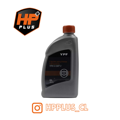 LUBRICANTES YPF LÍQUIDO PARA FRENOS HIDRÁULICOS T 3 / DOT 3 500 ML 186640