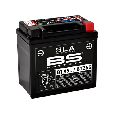 BATERIA BS BTX5L/BTZ6S 12V 10AH 90CCA