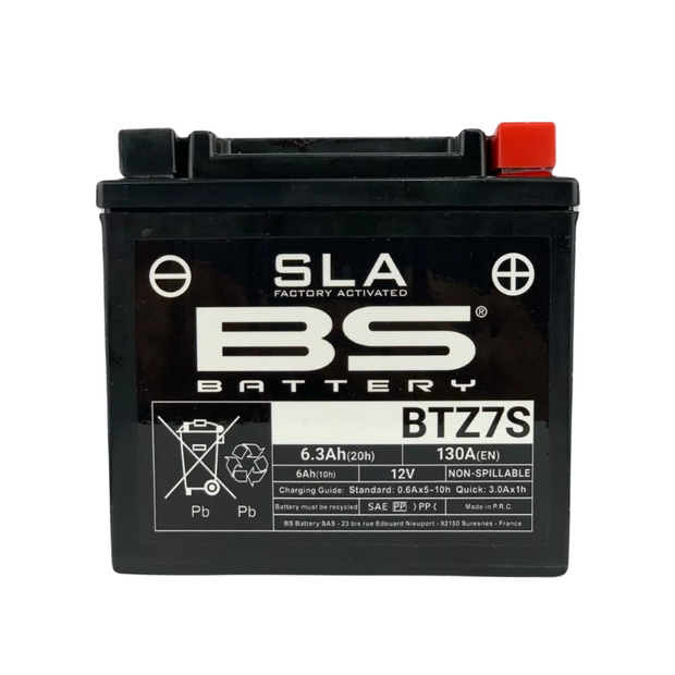 BATERIA BS BTZ7S 12V 6AH 130CCA