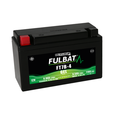 BATERIA FULBAT FT7B-4 12 Volt 6.5 AMP 110 CCA