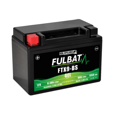 BATERIA FULBAT FTX9-BS-GEL 12V 8A 135CCA (YTX9-BS)
