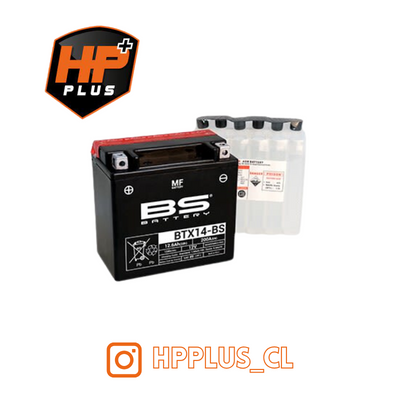 BATERIA BS BTX14L-BS (ACIDO PACK)