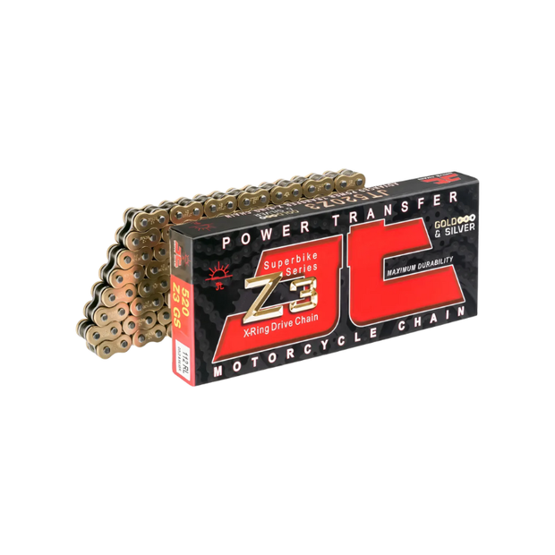 CADENA JT SPROCKETS Z3 DORADA ( Remache ) 520/112