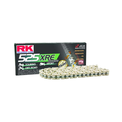 CADENA TRANSMISION RK 525 XRE XW-RING 525/118 C/ORING (GOLD)
