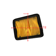 FILTRO AIRE ORIGINAL TVS RTR 200/160 VERSION ABS (15x12)