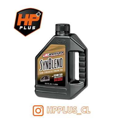 LUBRICANTES MAXIMA MOTOCICLETA 15W50 SYN BLEND SEMI SINTETICO.1LT M-36901B