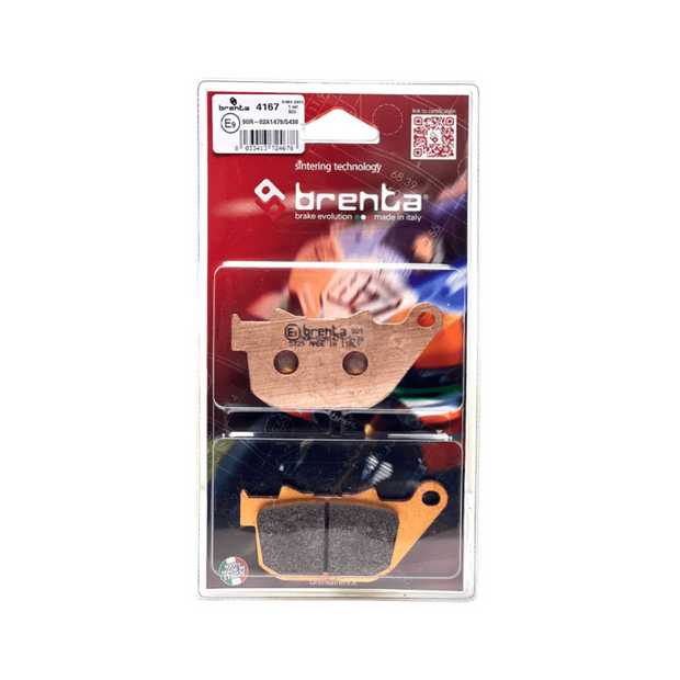 PASTILLA FRENO BRENTA BR4167 SINTERIZADA TRASERA HD XL883 (14-18)