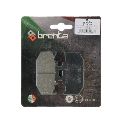 PASTILLA DE FRENO BRENTA BR3086 TRASERA ORGANICA YAMAHA FZ 250
