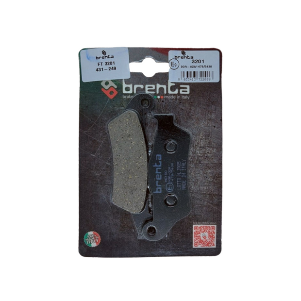 PASTILLA FRENO DELANTERA ORGANICA BRENTA BR3201 SUZUKI GIXXER