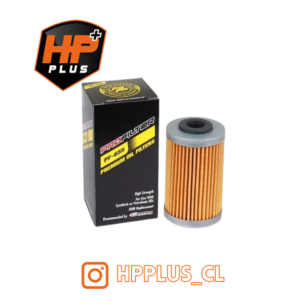 FILTRO ACEITE PROFILTER PF-655 KTM RC,DUKE,BAJAJ DOMINAR400