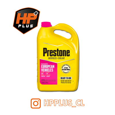 LUBRICANTES PRESTONE EUROPEAN PINK ANTIFREEZE/COOLANT 50/30 3.7LT PR-AF6400