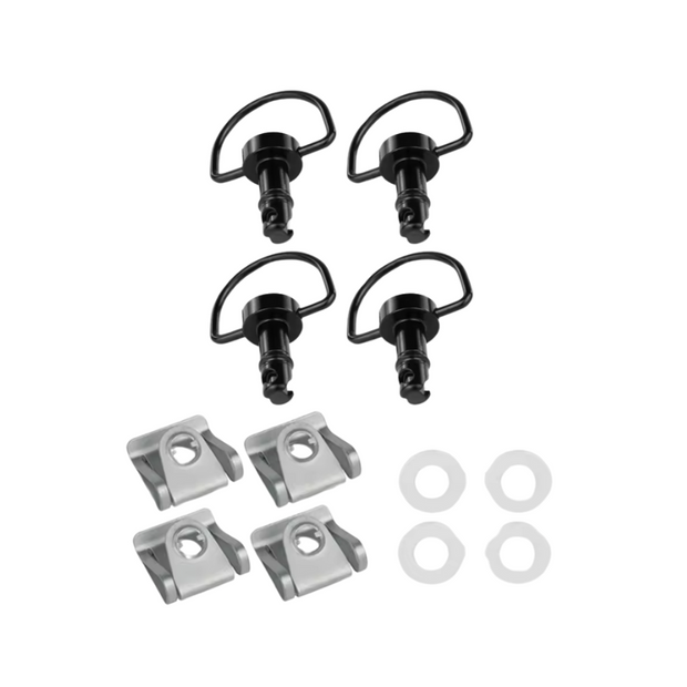 SUJETADORES UNIVERSALES DE LIBERACIÓN RÁPIDA D-RING 1/4 – 17MM (10 PZA)